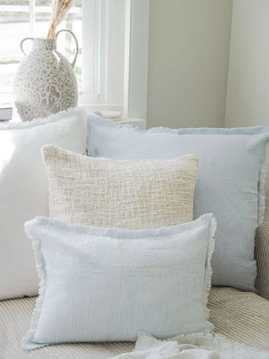 Anaya So Soft Linen Striped Down-Alternative Pillow 4 Anaya So Soft Linen Striped Down-Alternative Pillow - Image 2