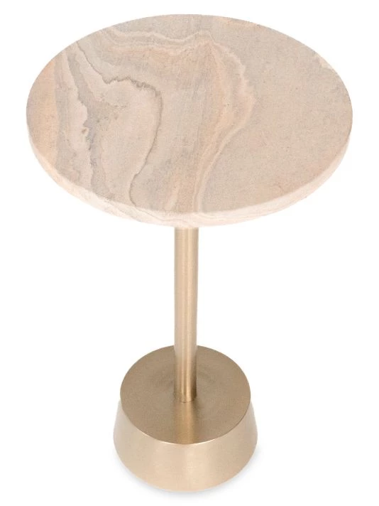 Anaya Rainbow Sandstone Metal Side Table 3 Anaya Rainbow Sandstone Metal Side Table