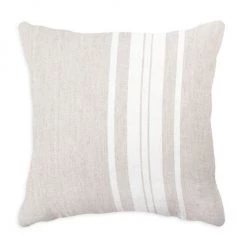 Anaya So Soft Linen Bold Striped Down Pillow