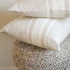 Anaya So Soft Linen Bold Striped Down Pillow -Anaya And Hueb Online Shop unnamed file 189