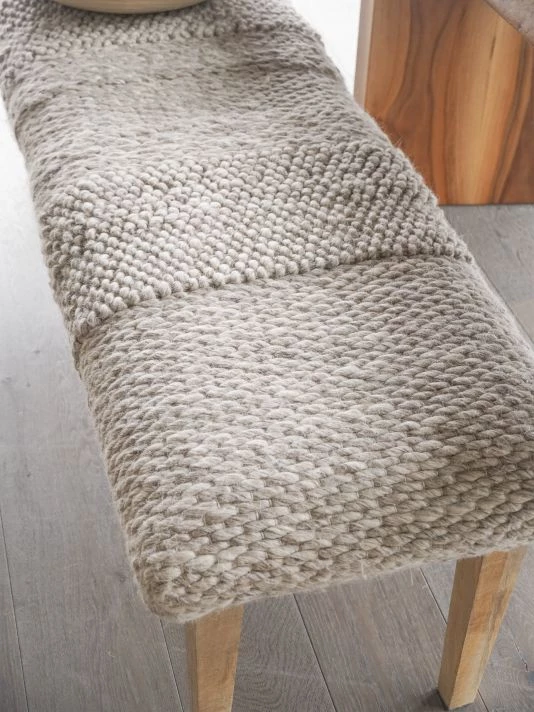 Anaya Handwoven Textured Bench 5 Anaya Handwoven Textured Bench - Image 3
