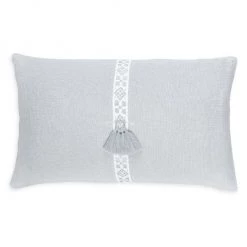 Anaya So Soft Linen Geometric Down-Alternative Pillow
