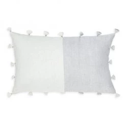 Anaya So Soft Linen Tassels Down Pillow