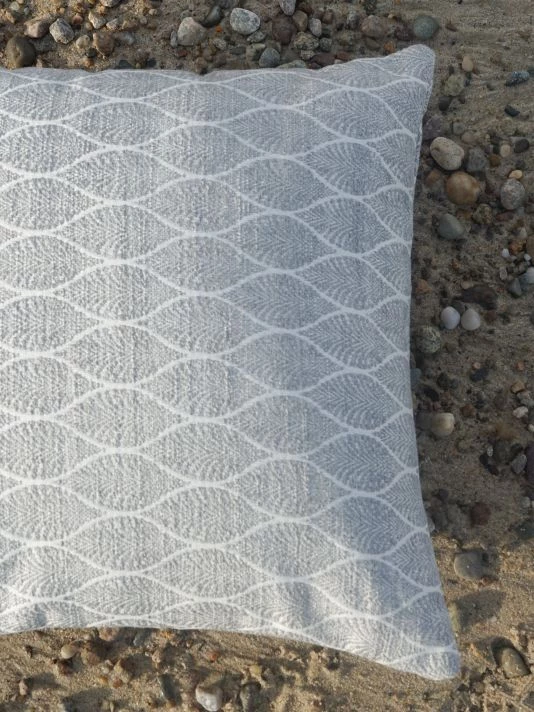 Anaya Pure Air Summer Flora Outdoor Pillow Grey 4 Anaya Pure Air Summer Flora Outdoor Pillow Grey - Image 2