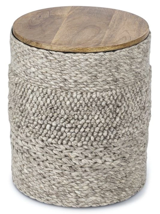 Anaya Handwoven Textured Storage Side Table 3 Anaya Handwoven Textured Storage Side Table