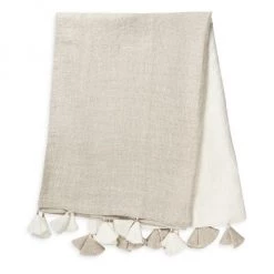 Anaya So Soft Linen Colorblock Blanket