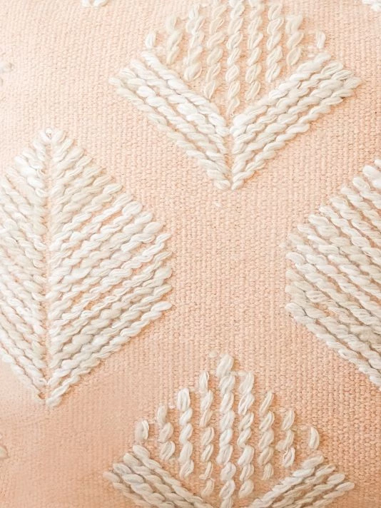 Anaya Geometric Leaf Embroidered Pillow 4 Anaya Geometric Leaf Embroidered Pillow - Image 2