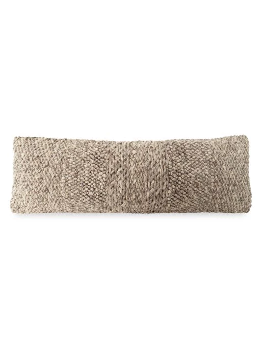 Anaya Handwoven Textured Wool-Blend Pillow 3 Anaya Handwoven Textured Wool-Blend Pillow