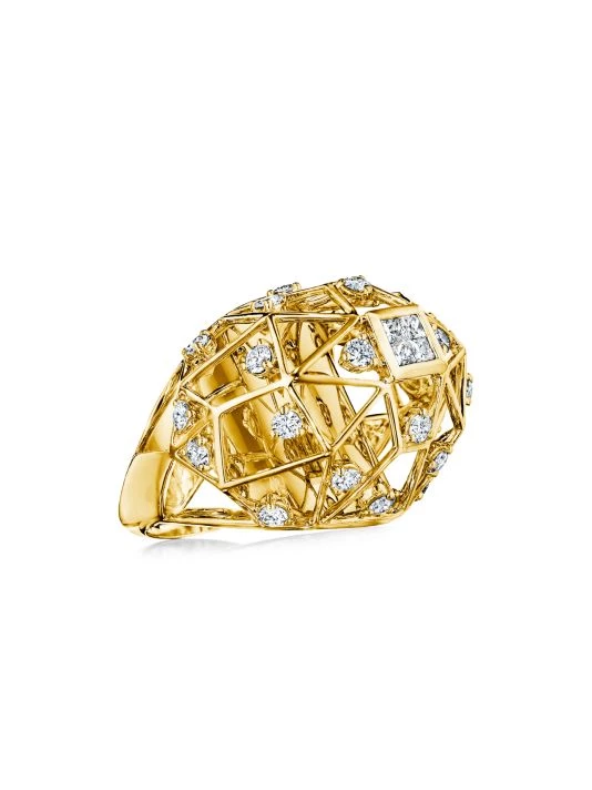 Hueb Estelar 18K Yellow Gold & Diamond Ring 2 Hueb Estelar 18K Yellow Gold & Diamond Ring