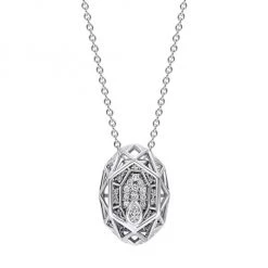 Hueb Estelar 18K White Gold & Diamonds Pendant Necklace