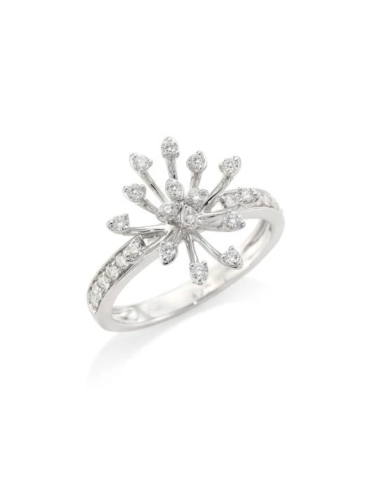 Hueb Luminus 18K White Gold & Diamond Ring 3 Hueb Luminus 18K White Gold & Diamond Ring