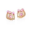 Hueb Rainbow Diamond, Pink Sapphire & 18K Rose Gold Ear Cuffs -Anaya And Hueb Online Shop unnamed file 403