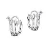 Hueb Tribal 18K White Gold & Diamond Earrings