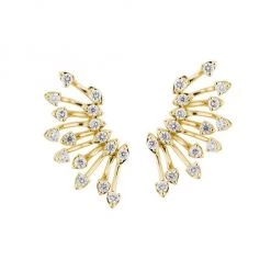 Hueb Luminus 18K Yellow Gold & Diamond Earrings