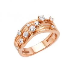 Hueb Bahia 18K Pink Gold & Diamond Ring