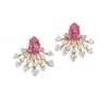 Hueb LuminusDiamond, Sapphire & 18K Rose Gold Stud Earrings
