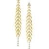 Hueb Bahia 18K Yellow Gold & Diamond Leaf Drop Earrings