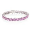 Hueb Botanica Diamond, Pink Sapphire & 18K White Gold Tennis Bracelet -Anaya And Hueb Online Shop unnamed file 486