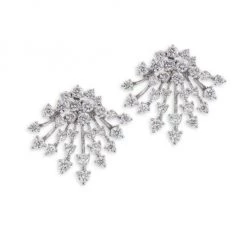 Hueb Luminus Diamond & 18K White Gold Stud Earrings