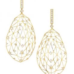 Hueb Estelar Diamond & 18K Yellow Gold Earrings