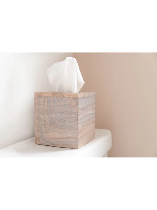 Anaya Rainbow Sandstone Tissue Box 3 Anaya Rainbow Sandstone Tissue Box - Image 2