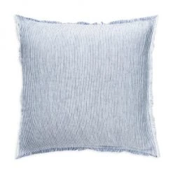 Anaya So Soft Linen Chambray Striped Down-Alternative Pillow