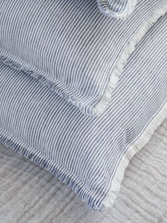 Anaya So Soft Linen Chambray Striped Down-Alternative Pillow 9 Anaya So Soft Linen Chambray Striped Down-Alternative Pillow - Image 7