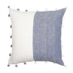 Anaya So Soft Linen Tassels Pillow